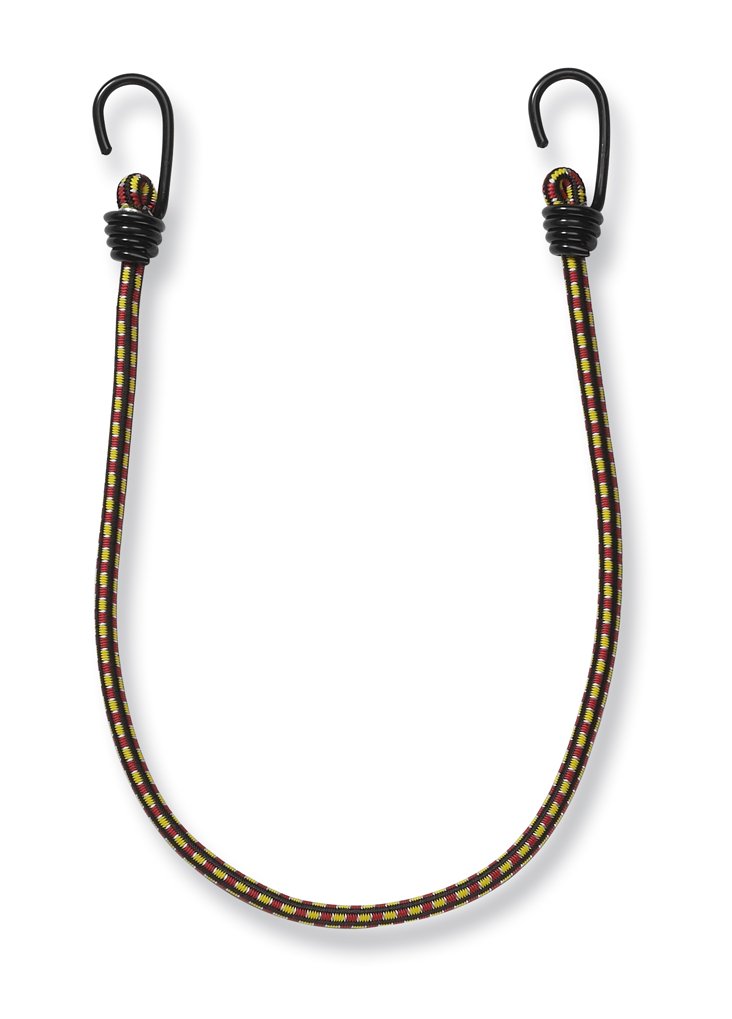 Braun Rubber Tension Rope 8 Mm in Diameter with Universal Hook Wire 50 cm Length