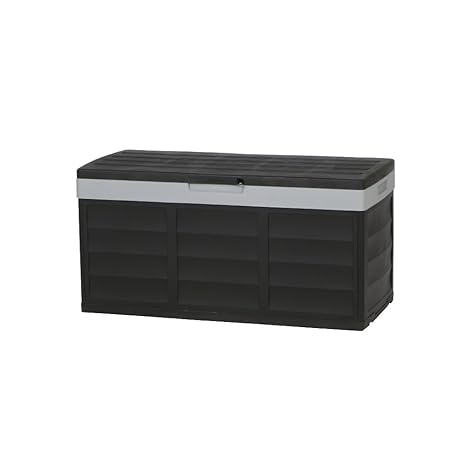 Keter 17183982 Kissenbox Pack & Go 305 L, Kunststoff, schwarz/grau