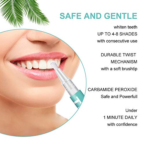 Teeth Whitening Gel,Teeth Whitening Pen,Teeth Whitening Kit,3 Pack Teeth Whitener Instant Painless for Sparkling White Teeth Whitening,Easy to Use,Travel friendly