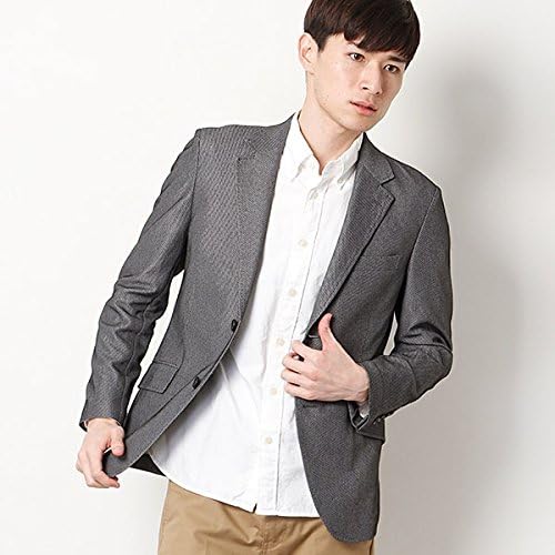 Amazon メンズ ビギ Men S Bigi Gainer 4月号掲載 オンオフ兼用ストレッチジャケット バーズアイ 1グレー S コート ジャケット 通販