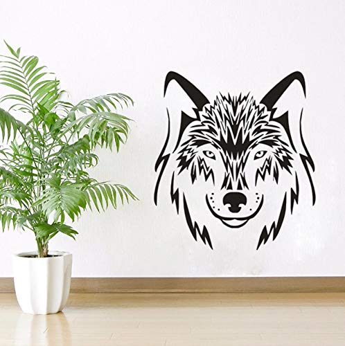 Wandtattoos Wandbilder 3d Wandtattoo Mond Mit Wolfe Wolf Sticker Aufkleber Bild Deko Vinyl Tapete Neu Mobel Wohnen