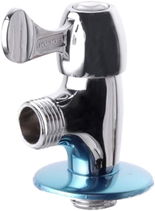 JOMOO Brass Angle Valve Cold Only Water Inlet Control Valve for Toilet Kitchen Basin Faucet, Chrome