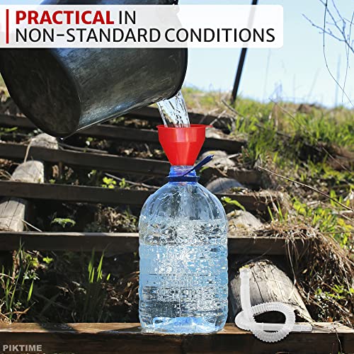 Large Funnel Wide Mouth Plastic Funnel Oil Funnel for Oil Change