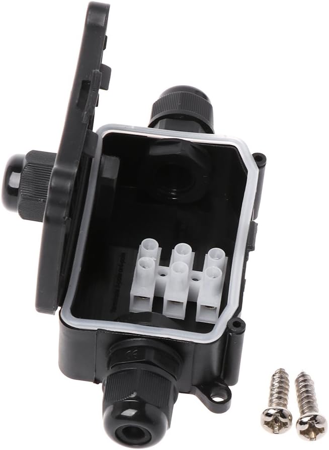 2/3Way Outdoor Waterproof Cable Connector Electrical Junction Box with Terminal 450V