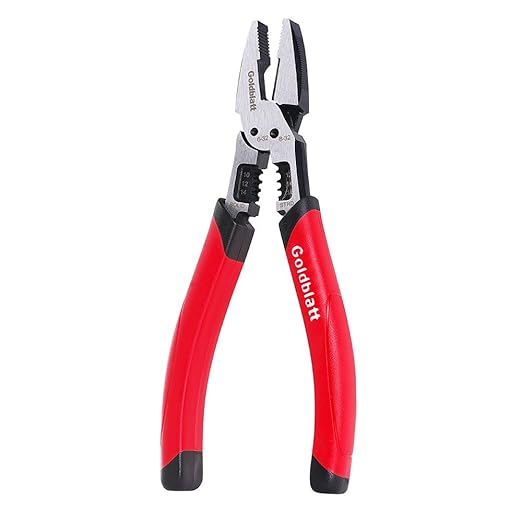 Goldblatt Combination Plier Multifunction Universal Linesman Plier 200