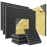 Sonicism 48 Pack Pyramid Sound Proof Foam Panels