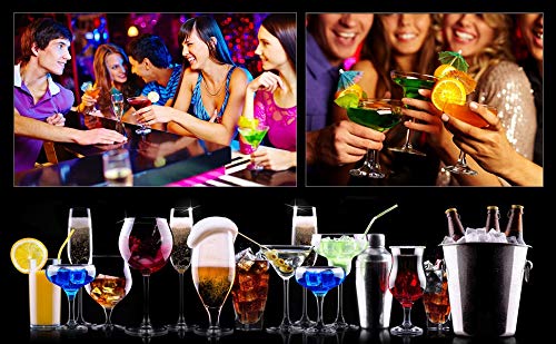CJTMY Cocktail-Shaker-Herstellungs-Set, 16pcs Bartender-Kit for Mixerwein, Edelstahl-Bars Tool, Home Drink Partyzubehör… – Bild 3