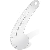 Vary Form Curve Metal Ruler Solid Aluminum French Curve Hip | Curve Ruler for Measuring Sewing Design Making