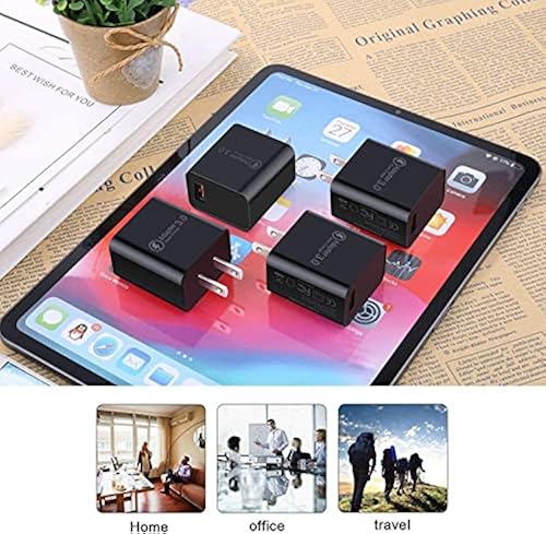 3-Pack] Quick Charge Wall Charger,18W QC USB Wall Charger