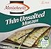 MANISCHEWITZ Thin Unsalted Matzo, 10-Ounce Boxes (Pack of 8)
