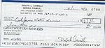 DOLPH CAMILLI SIGNED JSA CERT STICKER PERSONAL CHECK AUTHENTIC AUTOGRAPH