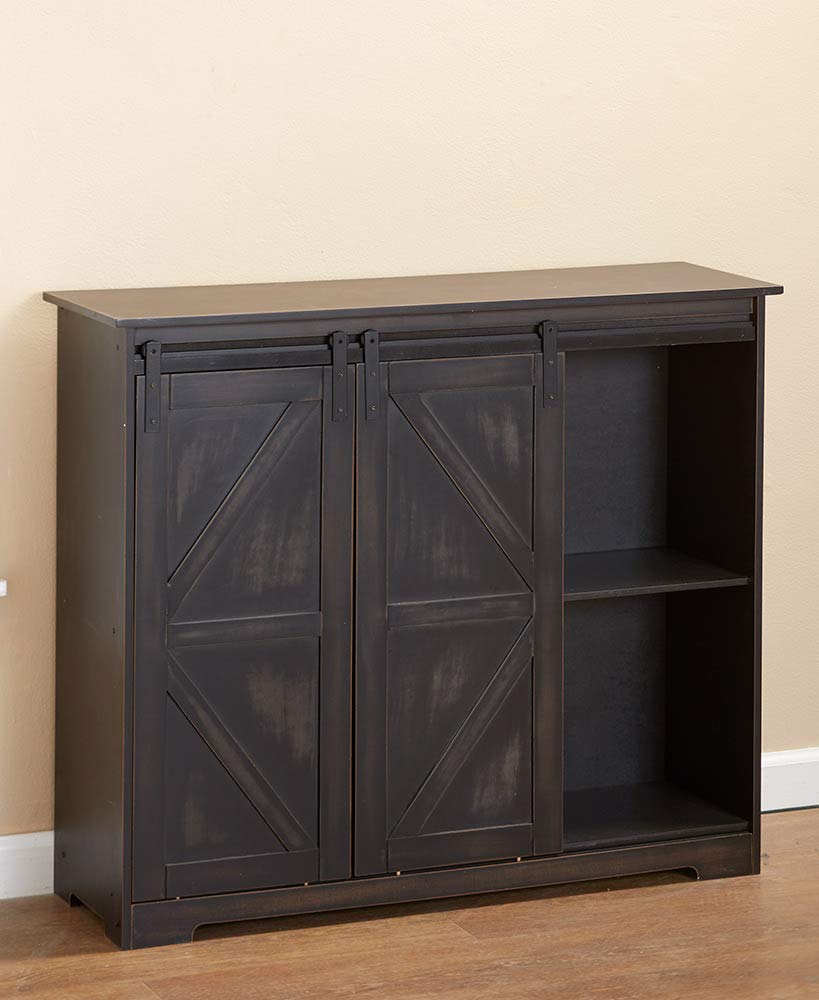 sideboard kitchen cabinet on Kitchen Dining Room Furniture The Lakeside Collection Barn Door Sideboard Buffet Cabinet With Distressed White Finish Buffets Sideboards