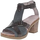 Dansko Women's Dominique Dress Sandal, Grey Leather, 40 EU/9.5-10 M US