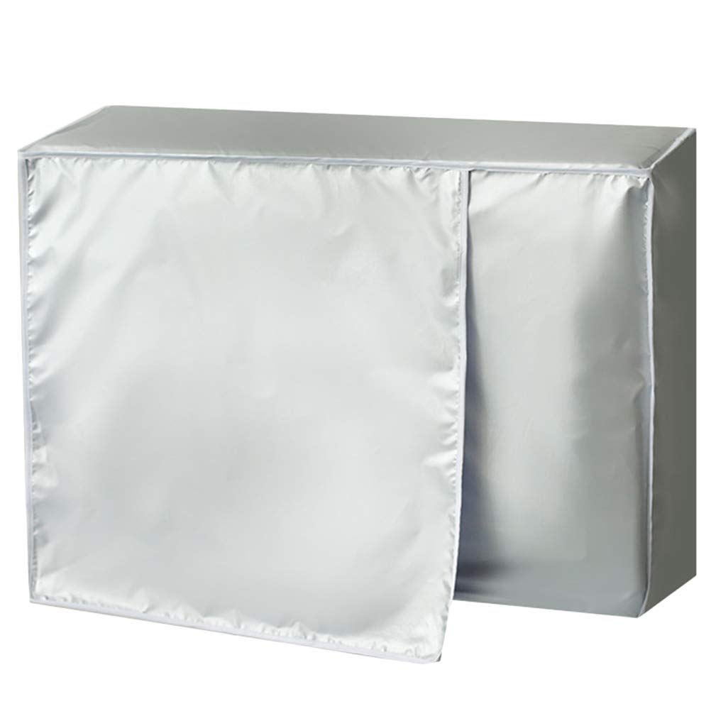 Yumira Air Conditioning Cover, Waterproof, Durable, for 3P-105 * 40 * 75cm, Polyester, Silver