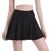 Jastore Kids Girls Tennis Skirts Athletic Skorts Inner Shorts High Waisted Sports Golf Running Skirt