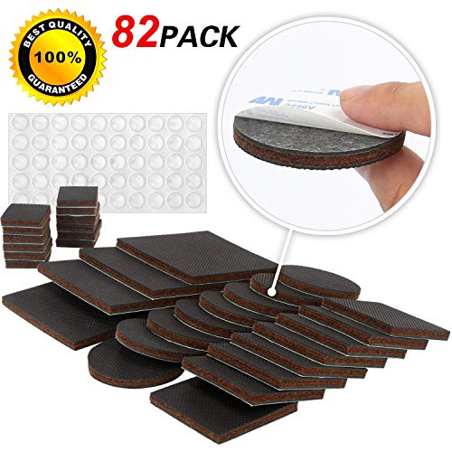 Mocofo Furniture Gripper,Rubber Furniture Pads for Carpet and Hard