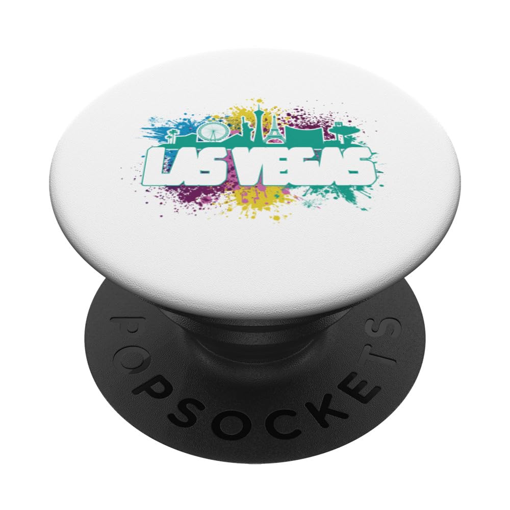 Las Vegas Skyline Cityscape City Metropole PopSockets Adhesive PopGrip