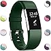 GEAK Bands for Fitbit Charge 2, Adjustable Sports Wrist Bands for Fitbit Charge 2, Small Classic Olive Green