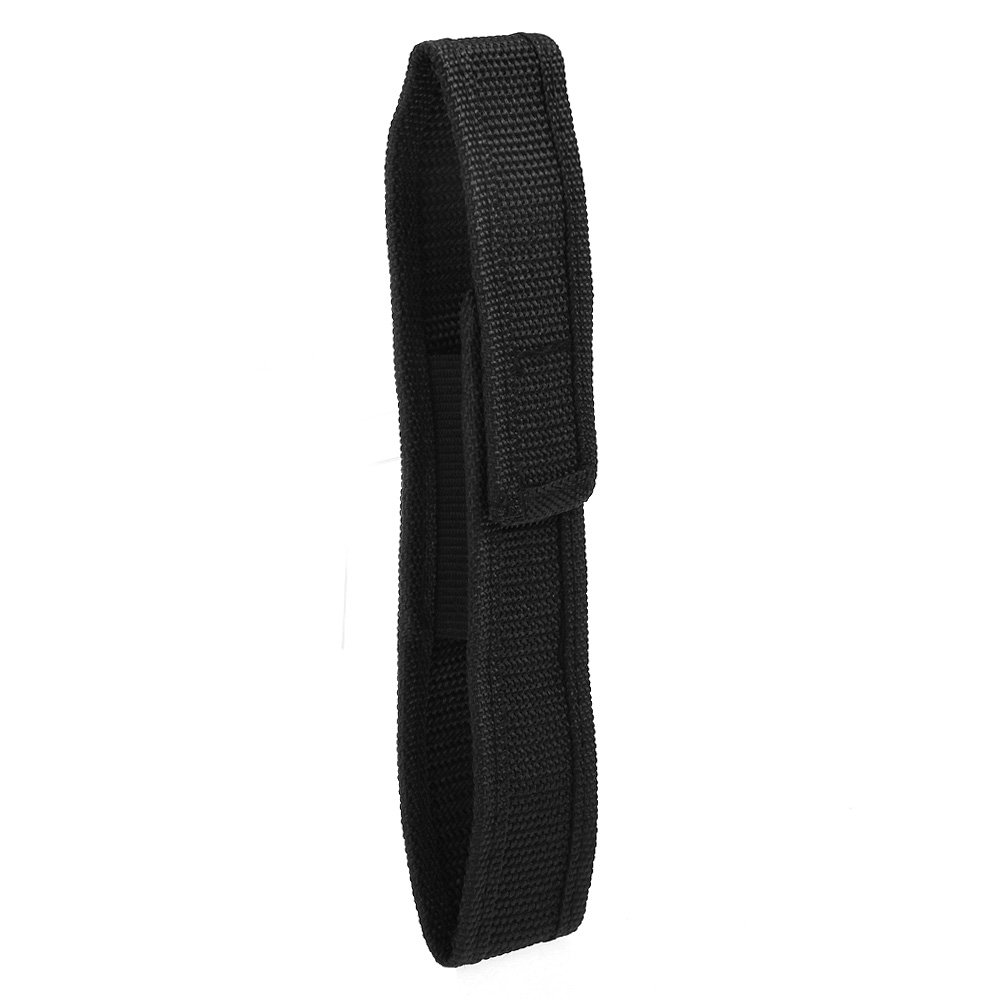 Custodia Porta Torcia LED Elettrica Nylon Nero 18*4cm