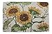 Summer Sunflower Deluxe Tapestry Kitchen Set - 4 Placemats, 2 Kitchen Towels, 1 Oven Mitt, 1 Potholder
