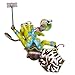 Kurt Adler Alley Cats Resin Go Go Mopping Table Piece, 8-Inch