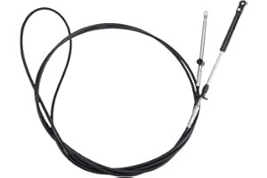 GOTOTOP 12.5FT Throttle Remote Control Cable, Marine Outboard Engine Control Cable Replacement with Precise Signal Transfer f