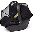 Beberoad Love Mosquito Net for Baby Car Seat Universal Car Seat Insert Mesh Net Breathable & Durable Car Seat Mosquito Net (Black)