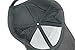 JOOWEN 6 Panel Faux Suede Leather Classic Adjustable Baseball Cap (Ash Grey)