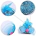 Tbestmax 12 Mini Hat Hair Clips Tea Party Hats Fascinator Clip for Women Lady Favor Decorative Hair Accessories with Polka Dot Feather Ribbon and Netting