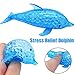 WFFO Slow Rising Squishy Toy, Spongy Dolphin Bead Stress Ball Toy Squeezable Squishies Toy Stress Relief Toy or Kids Party Toys Stress Reliever Toy (Blue)
