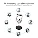 Headphone Stand Headset Holder New bee Universal Aluminum Alloy Headset Stand/Hanger for All Headphone Sizes (Black)