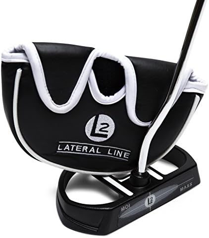 L2 EXCEL Stand Alone Putter and More! Patented XL Grip, Mallet Putter Headcover, Includes Tempo Tray Training Aid Golf Gift