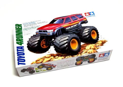 Tamiya Model Mini 4WD Racing Car 1/32 TOYOTA 4RUNNER JUNIOR Hobby 17010 with RCECHO Full Version Apps Edition