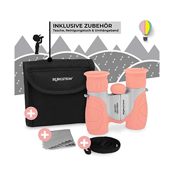Burgstein®chen Fernglas für Kinder - Kompaktes Kinderfernglas 8x21 ab 3 Jahren, Leicht & Robust, inkl. Tasche… – Bild 6
