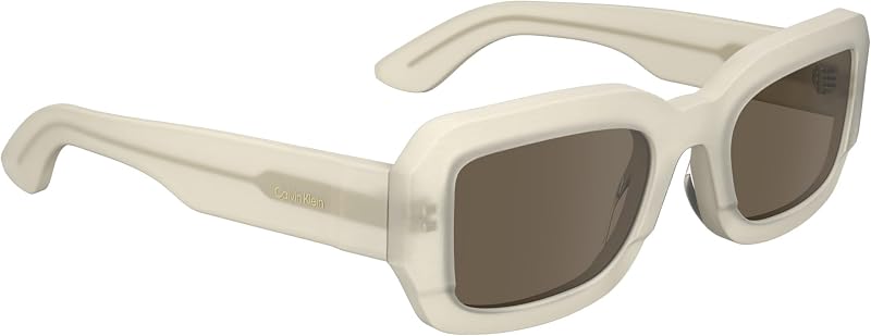 Unisex Adult Sunglasses CK24511S - Chalk with Solid Brown Lens — photo 8 sur 8