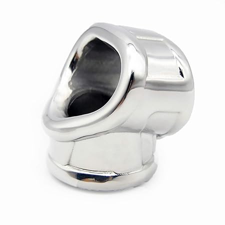 MäNnliches Schloss Edelstahl Metall KeuschheitsgüRtel JungfräUlichkeit Penis Lock Penis Ring Hodensack Ring Triple Lock Sex V