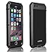 Luxsure Water Resistant Aluminum Armor Protection Case for iPhone 6 Plus - Black