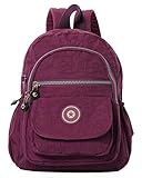 Veenajo Lightweight Backpack Durable Small Daypack for Women Waterproof Handbag