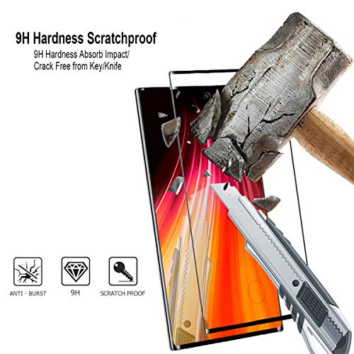 [2Pack] Samsung Galaxy Note 10 Plus/Note 10+/10+ 5G/Note 10 Plus/10 Pro 5G Screen Protector, Tempered Glass 3D Curved Edg Coverage Anti-Scratch, Bubble Free and Case Friendly - Thumbnail 5