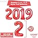 KatchOn, 2023 Balloons Red and Black Set - 40 Inch, Pack of 21 | Red and Black Balloons 2023 for Red and Black Graduation Decorations 2023 | Red Graduation Balloons, Prom Decorations for Party 2023…