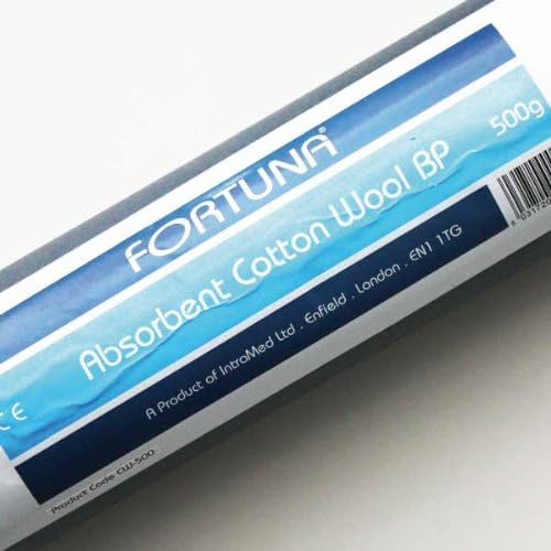 Fortuna Absorbent Cotton Wool BP, 500g