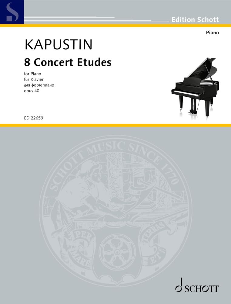 8 Concert Studies: op. 40. piano.