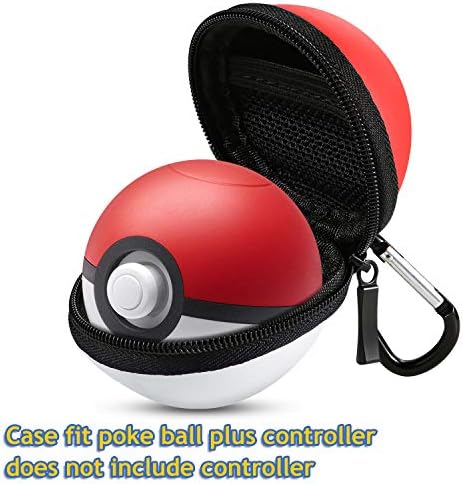 ECHTPower Poke Ball Plus Case Portable Lets Go Pikachu Eevee Game Protective Carry Case Hard Travel Pokeball Case Bag for Nitendo Switch Accessories
