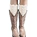 FAYBOX Women's Short Leg Warmer Crochet Boot Cover