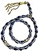 Prayer Worry Beads Tasbeeh Sibha Sebha Subha Masbaha Misbaha Tasbih Hamsa Blue Evil Eye Islamic Muslim Islam 33 Bead Salah Salat Rosary Zikr Dhikr Thikr Namaz 8mm Allah Muhammad Gift Eid Ramadan 325