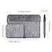 JSVER 13 Inch Waterproof Felt iPad Pro Surface Pro Protective Bag with Charger Case for iPad Pro 12.9 inch Surface Pro/Surface Pro 4