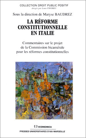 La  réforme constitutionnelle en Italie
