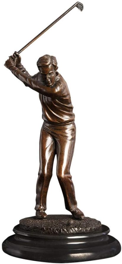 Amazon 置物 オブジェ 彫像 ブロンズスポーツアートデスク装飾ブロンズ男ゴルフ像彫刻販売 置物 オブジェ オンライン通販