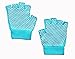 SUNLAND Yoga Pilates Gloves Non-Slip Grip with Silicone Fingerless for Training and Workouts One Pairs Blue