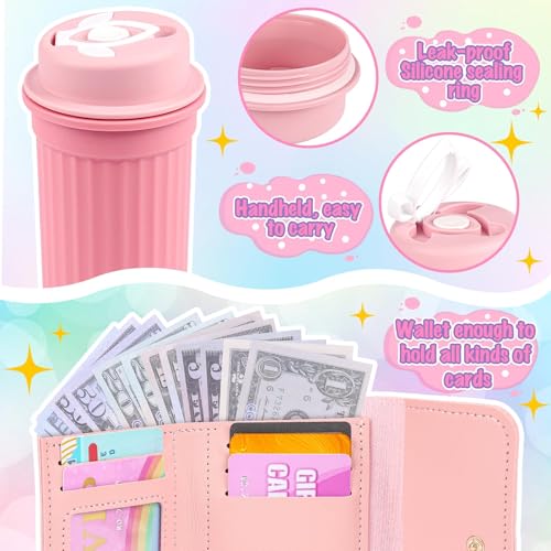 Uniiking® 32PCS Toddler Purse with Pretend Makeup for Kids, Play Purse for Little Girls, Princess Toys Includes Handbag, Phone, Wristwatch, Silk Scarf Kids Toy Purse Birthday Gift for Girls 3 4 5 6 +